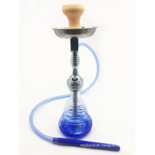 Sea Blue Glass Hookah Shisha with a Set Hookah Accessories (ES-HS-003)